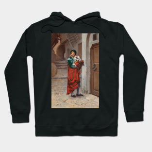 Spanish Bullfighter with Flowers by Jehan Georges Vibert Hoodie